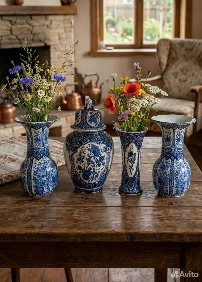 Вазы 1 шт в стиле Delft, Голландия