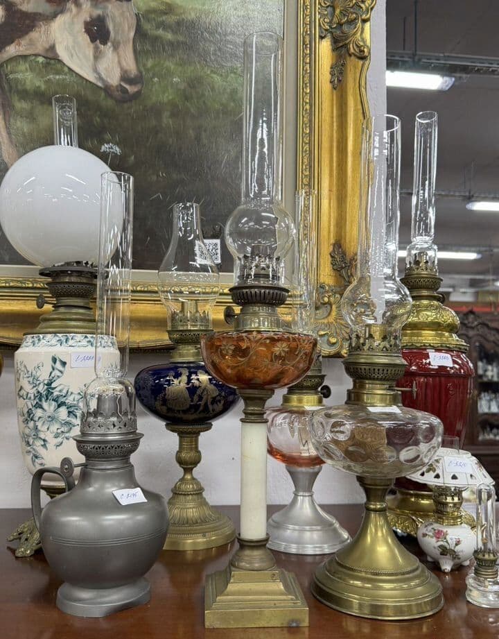 Старинные керосиновые лампы