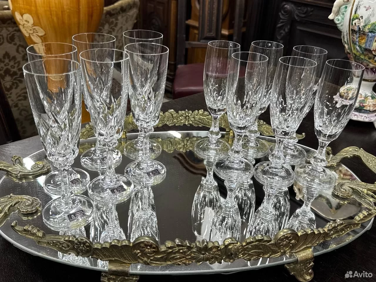 Два набора фужеров по 6 шт Spiegelau Kristallglas