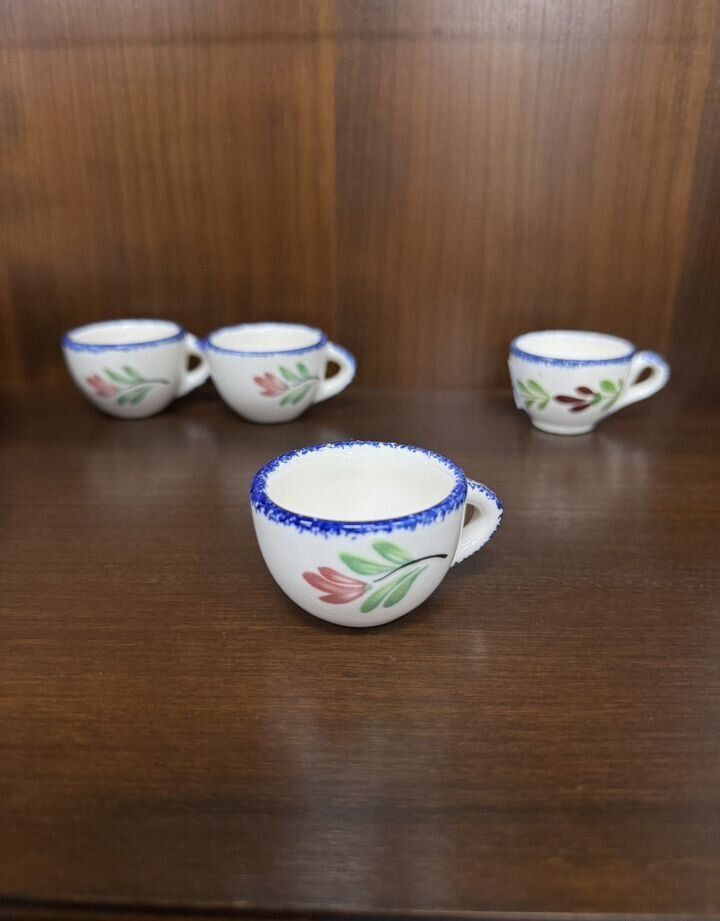 Мини чашки керамические 4 шт