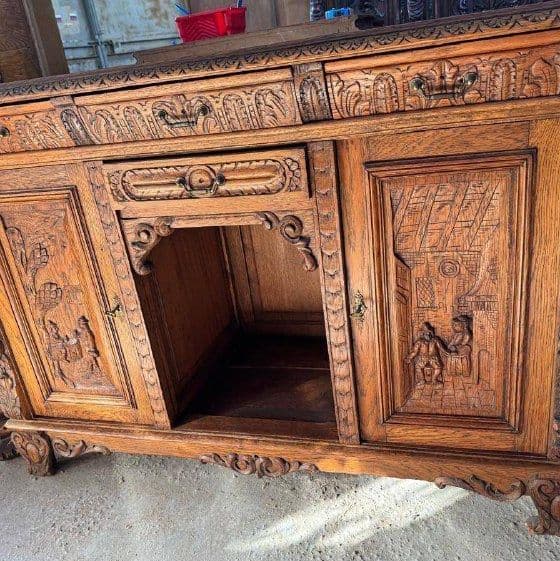 Старинный комод/тумба из дуба