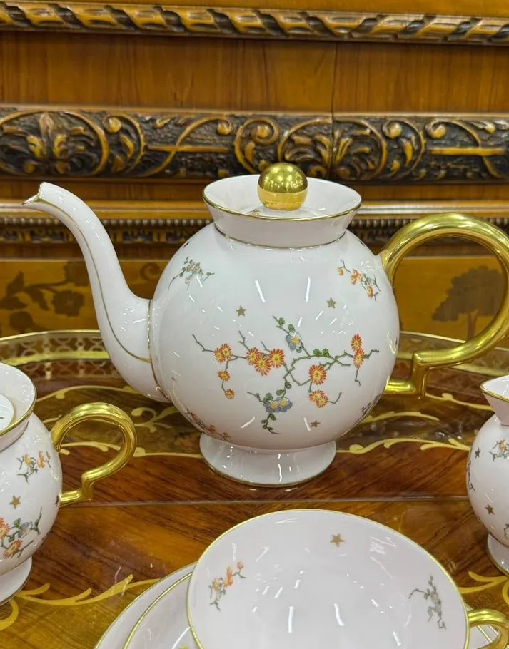 Старинный кофейный сервиз на 5 персон. Бавария