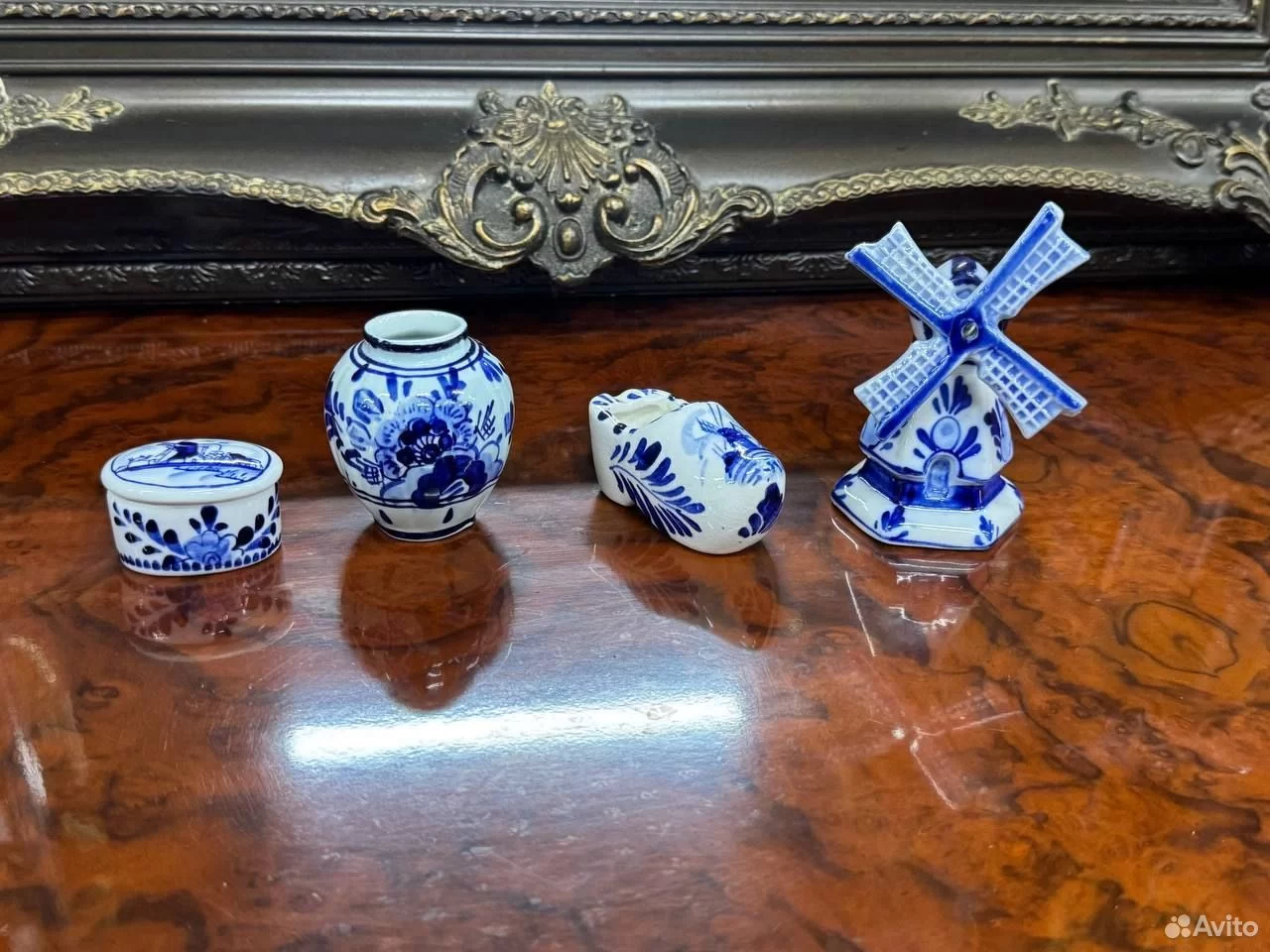 Мини предметы из фарфора Delft
