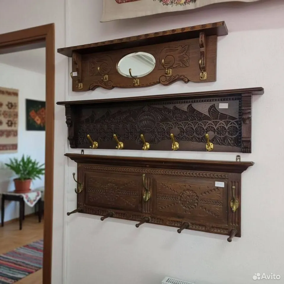 Старинные настенные вешалки 1 шт