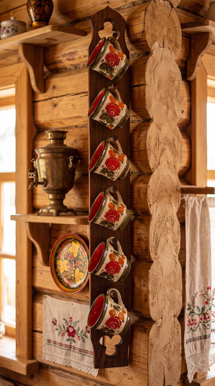 Винтажные чашки для кофе/чая 6 шт SMF Schramberg (Германия) с полкой.