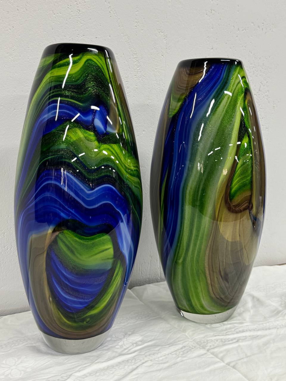 Эксклюзивные парные вазы «Мурано» (Murano).