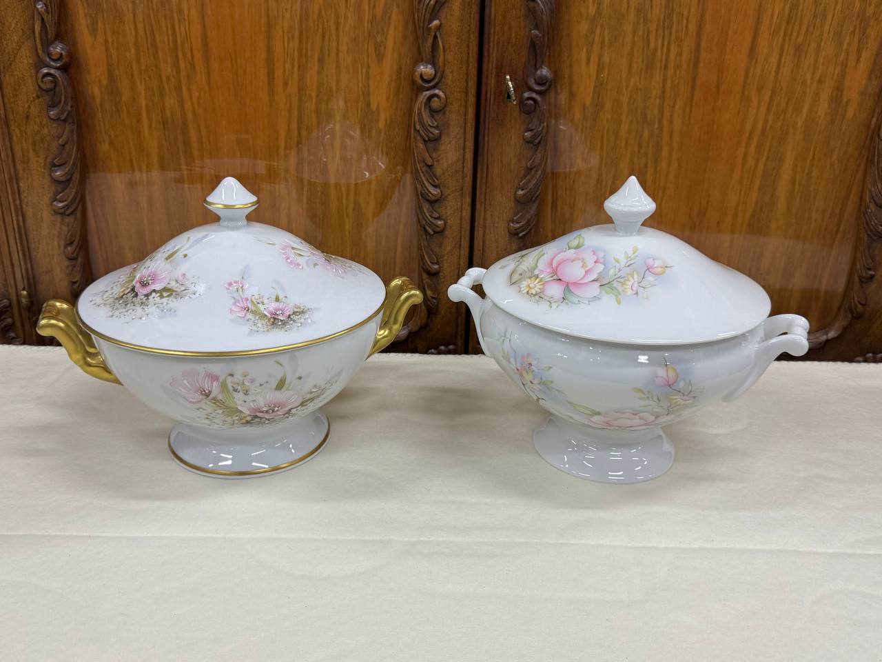 Фарфоровые супницы Limoges (Франция), винтаж