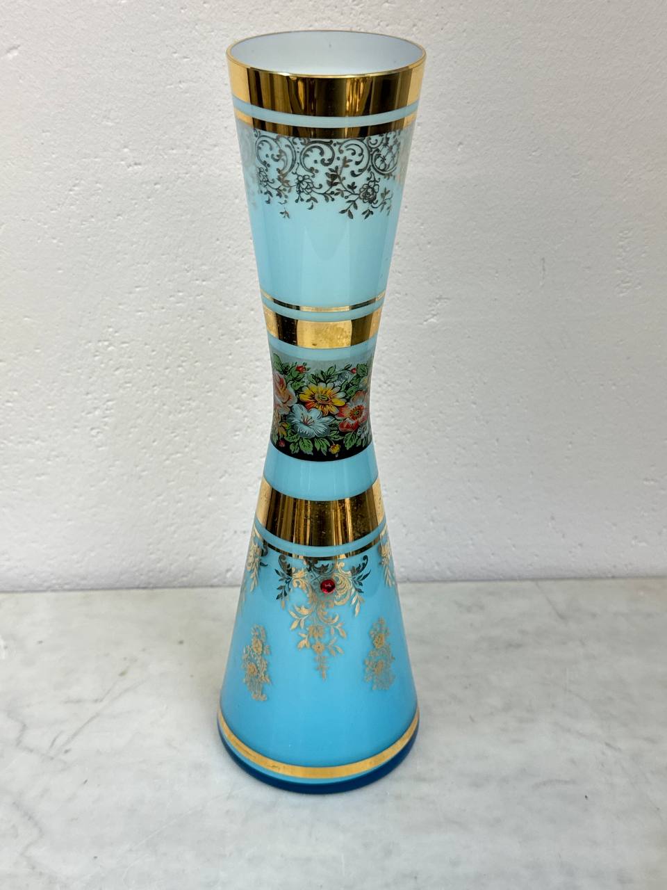 Винтажная ваза Мурано (Италия), опаловое стекло, 1960-70 гг.