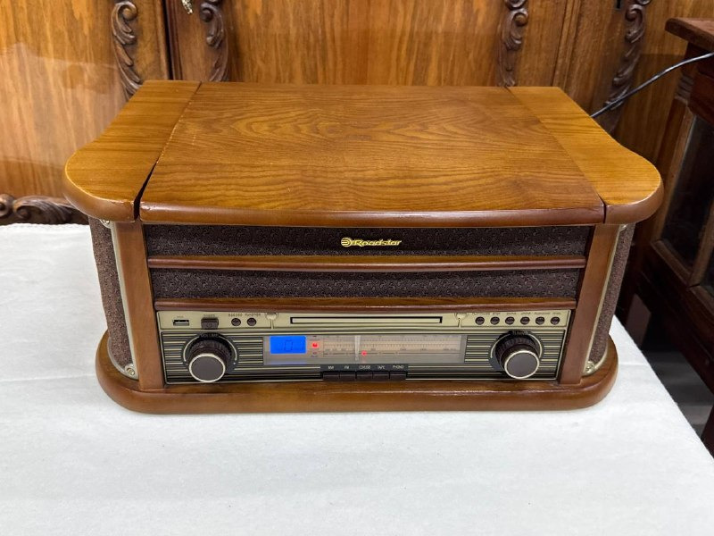 Ретро-музыкальный центр Roadstar HIF-1993BT (Винил, CD, BT, USB