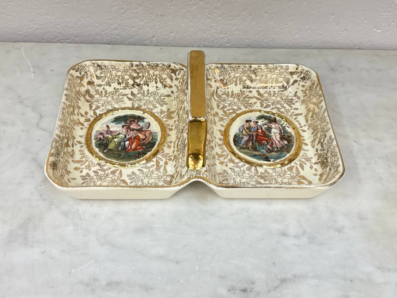 Английская винтажная менажница Empire Ware, 1952 г.
