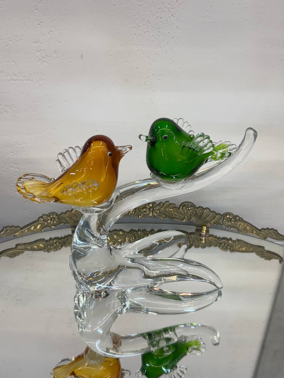 Скульптура «Птицы на ветви». (Murano style), Италия