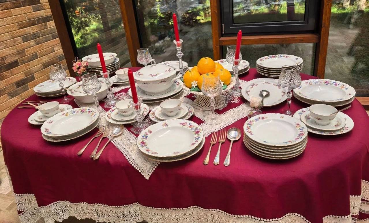 Винтажный фарфоровый сервиз Kahla (ГДР), «Мейсенский букет»
