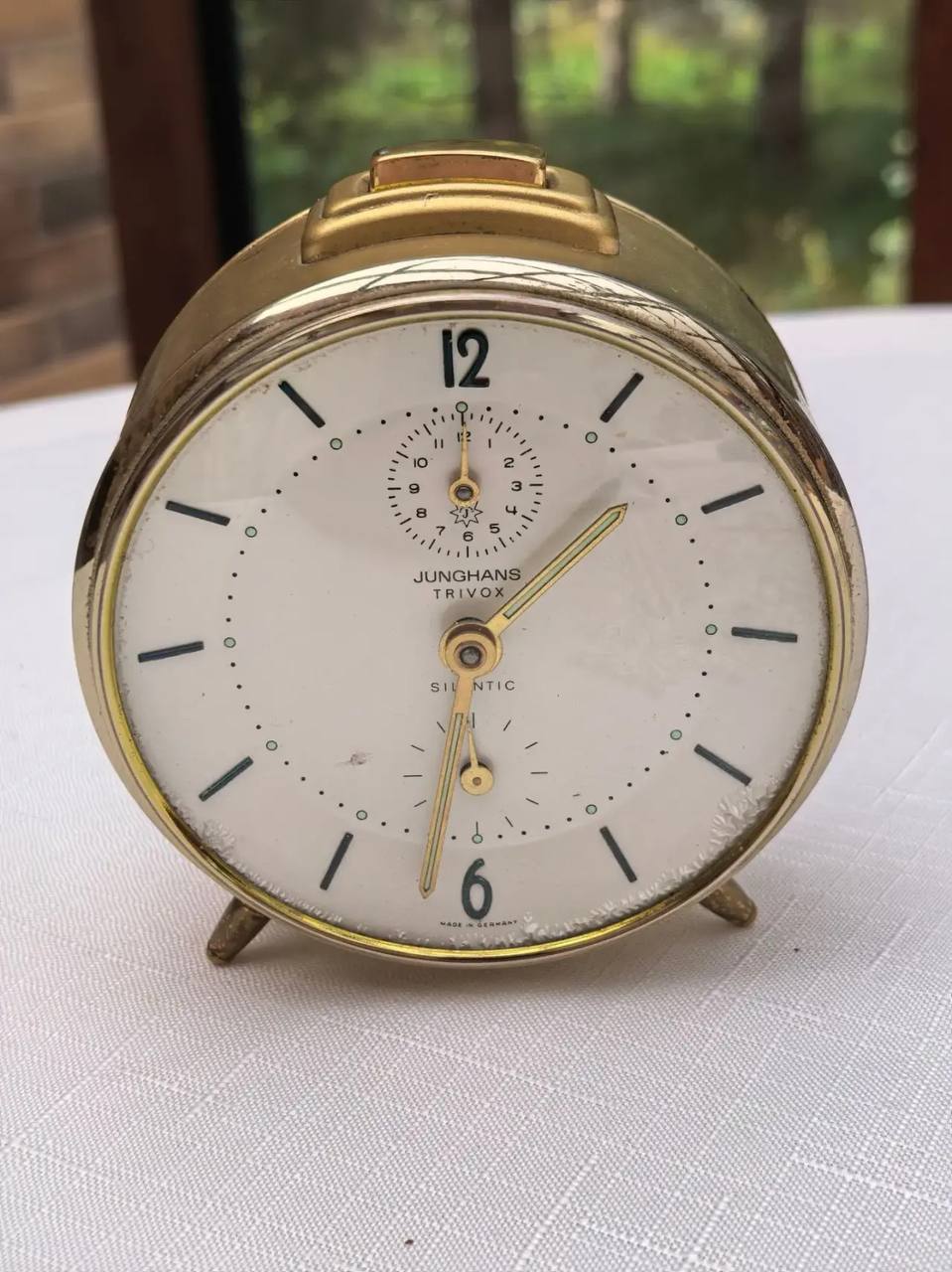 Винтажный будильник Junghans Trivox Silentic (Германия)
