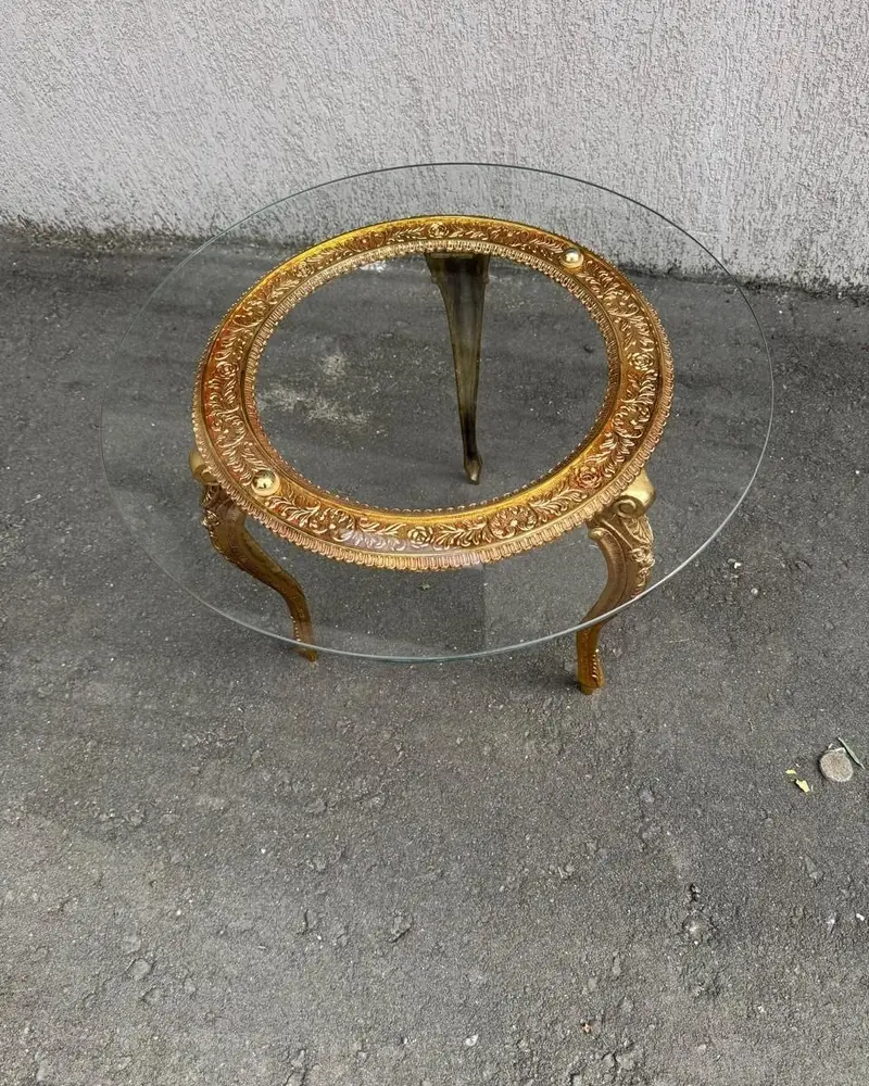 Винтажный журнальный / чайный столик Барокко