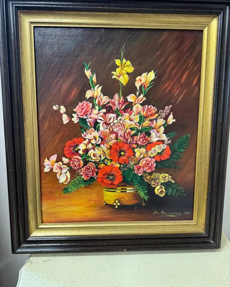 Картина маслом Голландский натюрморт (Холст, 1986 г.)